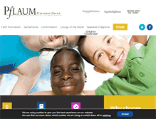 Tablet Screenshot of pflaum.com